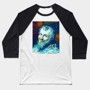 Democritus Portrait | Democritus Artwork 3 Baseball T-Shirt